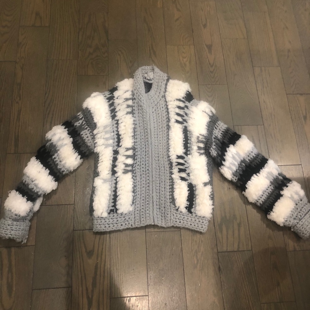 Hand knit vintage jacket